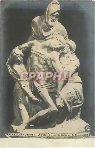 Cartes postales Firenze Cattedrale la Pieta