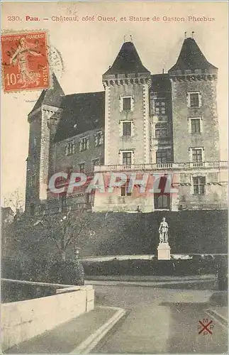 Cartes postales Pau Chateau Cote Ouest
