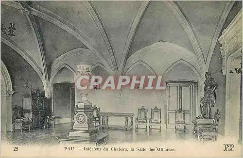 Cartes postales Pau Interieure du Chateau