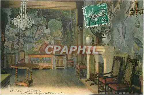 Cartes postales Pau le Chateau la Chambre de Jeanne d'Albret