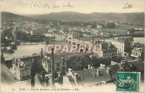 Cartes postales Pau vue du Jurancon prise du Chateau