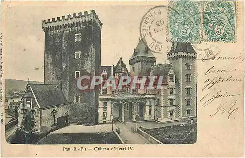 Cartes postales Pau (B P) Chateau d'Henri IV
