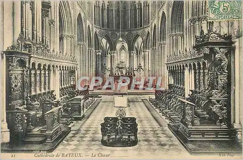 Cartes postales Cathedrale de Bayeux le Choeur