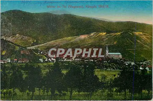 Cartes postales Weler im Tal (Vogesen) Kampfe