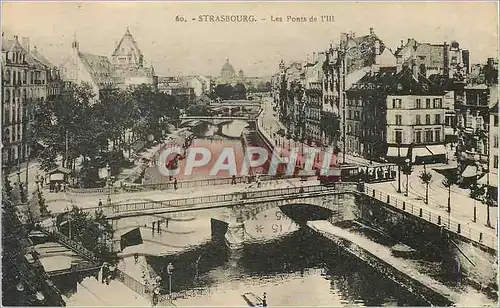 Cartes postales Strasbourg les POnts de l'III Tramway