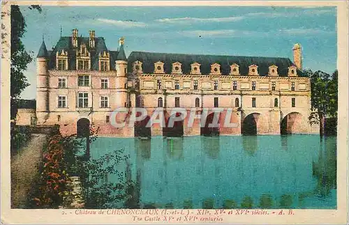 Cartes postales Chateau de Chenonceaux (I et L)