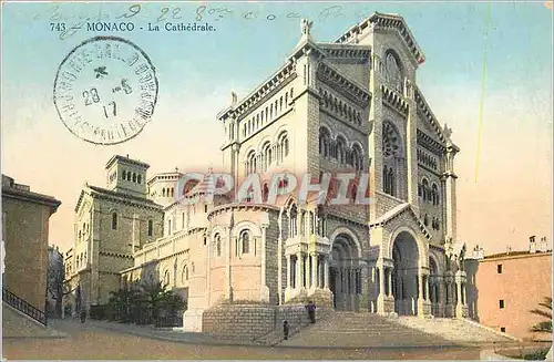 Cartes postales Monaco la Cathedrale