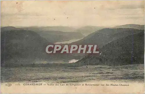 Cartes postales Gerardmer Vallee des Lacs de Longemer et Retournemer