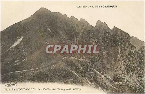 Cartes postales Le Mont Dore les Cretes du Sancy