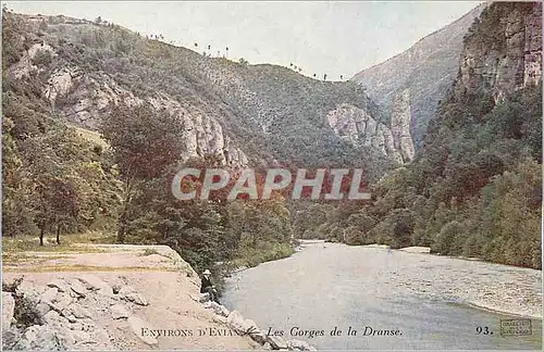 Cartes postales Environs d'Evian les Gorges de la Dranse