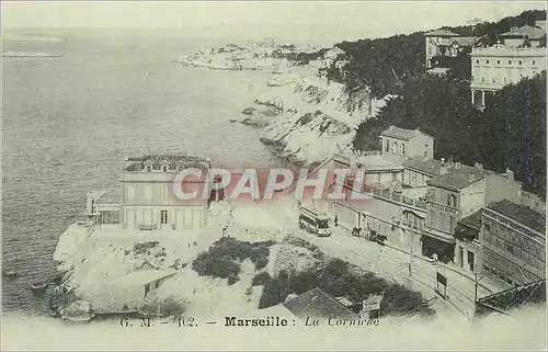 Cartes postales Marseille la Corniche Tramway