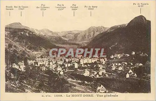 Cartes postales Le Mont Dore vue Generale