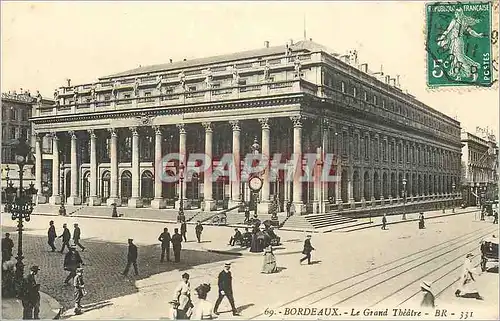 Cartes postales Bordeaux le Grand Theatre