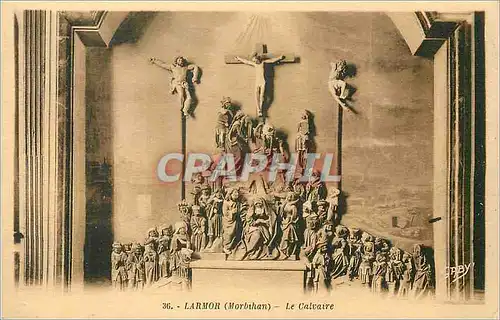 Ansichtskarte AK Larmor (Morbihan) le Calvaire Christ