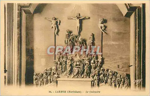 Cartes postales Larmor (Morbihan) le Calvaire Christ