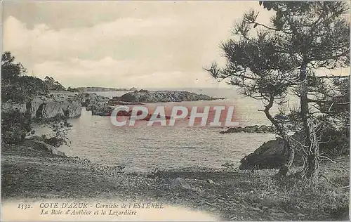 Cartes postales Corniche de l'Esterel Cote d'Azur la Baie d'Antheor et la Lezardiere