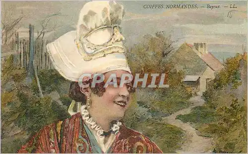 Cartes postales Bayeux Coiffes Normandes Folklore