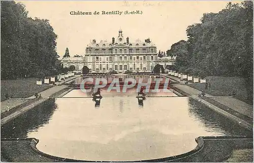Cartes postales Chateau de Rentilly (S et M)