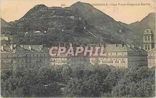 Ansichtskarte AK Grenoble Place Victor Hugo et la Bastille