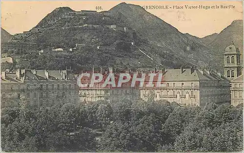Cartes postales Grenoble Place Victor Hugo et la Bastille
