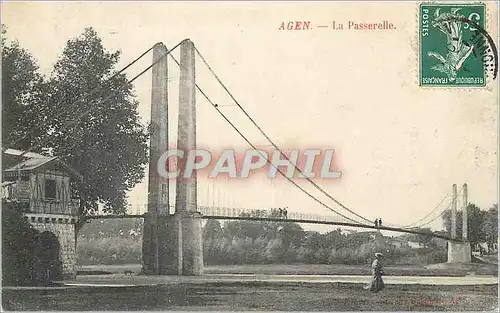 Cartes postales Agen la Passerelle