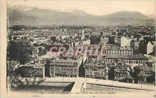 Cartes postales Grenoble la Ville vue du Fort Rabot