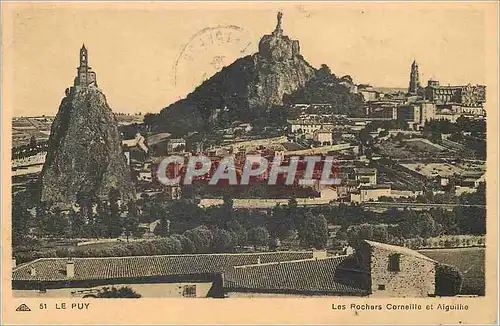 Ansichtskarte AK Le Puy les Rochers Corneille et aiguilhe