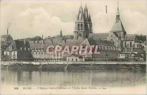 Cartes postales Blois l'Hopital Civil et Militaire