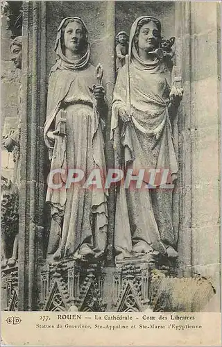 Cartes postales Rouen la Cathedrale Cour des Libraires