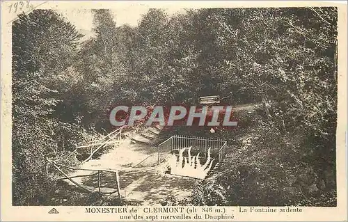 Ansichtskarte AK Monestier de Clermont (Alt 846m) la Fontaine Ardente