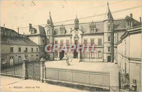 Cartes postales Melun Hotel de Ville