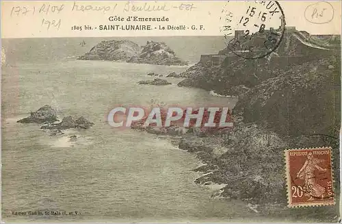 Cartes postales Saint Lunaire Cote d'Emeraude Le Decolle