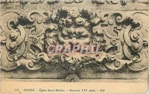 Cartes postales Rouen Eglise Saint Maclou Heurtoir XVIe Siecle