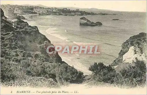 Cartes postales Biarritz Vue Generale prise du Phare