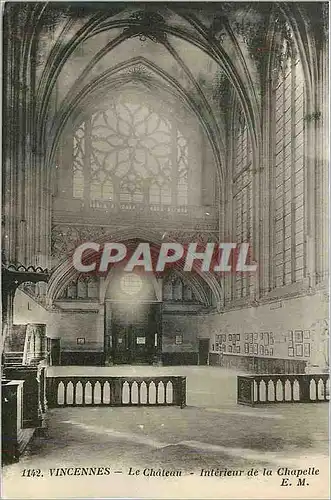 Cartes postales Vincennes Le Chateau Interieur de la Cathedrale