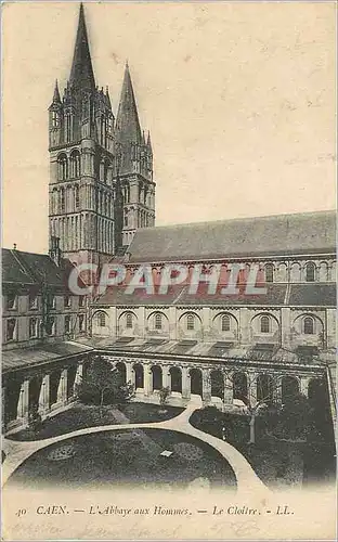 Cartes postales Caen L'Abbaye aux Hommes Le Cloitre