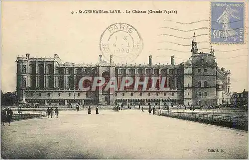 Cartes postales St Germain en Laye Le Chateau (Grande Facade)