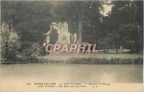 Ansichtskarte AK Versailles Le Petit Trianon Le Moulin et l'Etang