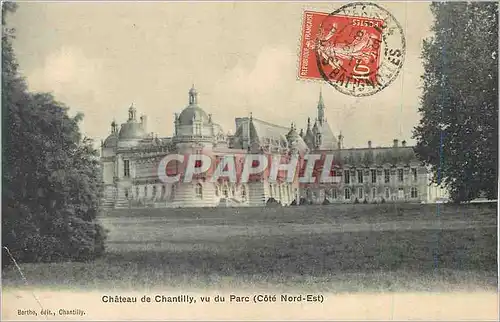 Ansichtskarte AK Chateau de Chantilly vu du Parc (Cote Nord Est)