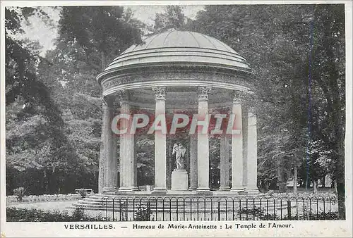 Cartes postales Versailles Hameau de Marie Antoinette Le Temple de l'Amour