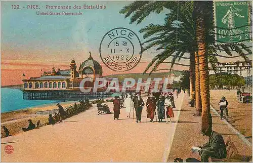 Cartes postales Nice Promenade des Etats Unis