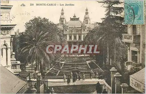 Cartes postales Monte Carlo Les Jardins