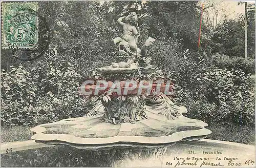 Cartes postales Versailles Parc de Trianon La Vasque
