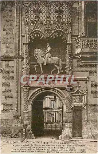 Cartes postales Chateau de Blois Porte d'Entree