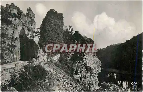 Moderne Karte Gorges de Chouvigny Roc Armand