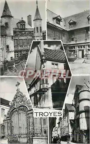 Cartes postales moderne Troyes Images de France Hotel de Vauluisant Hotel de Mauroy Oratoire de l'Hotel Marisy L'hotel D