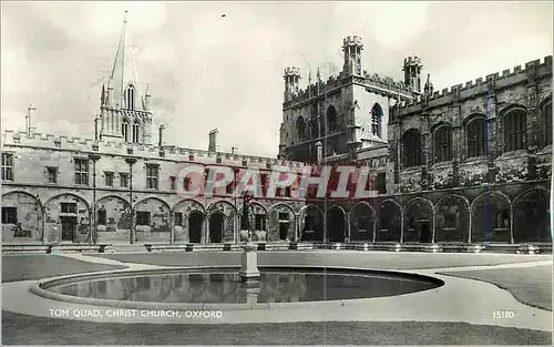 Moderne Karte Oxford Tom Quad Christ Church