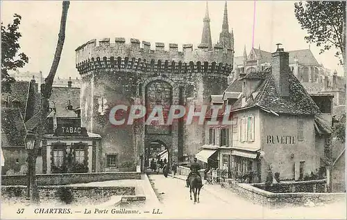 Ansichtskarte AK Chartres La Porte Guillaume Buvette