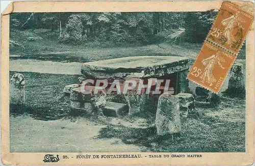 Cartes postales Foret de Fontainebleau Table du Grand Maitre