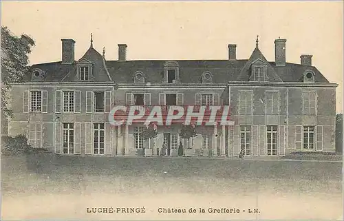 Ansichtskarte AK Luche Pringe Chateau de la Grefferie